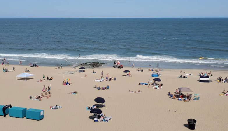 Beautiful Oceanfront Views with Live Webcam at Paradise Plaza Inn in Ocean City, Maryland.