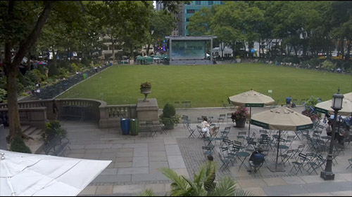 Bryant Park Webcam