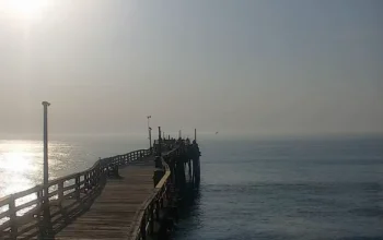 Avon Pier Cam NC showing live view of the pier and ocean