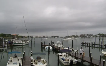 Ocracoke Island Webcams showcasing Silver Lake Harbor and coastal views