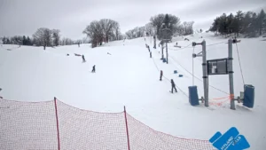 Live Webcam of Ski Resort Three Rivers Park in Bloomington, Minnesota.